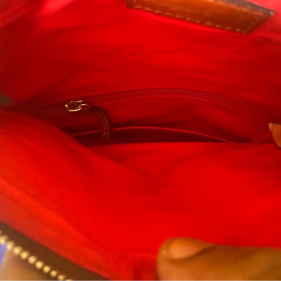 Dooney & Bourke Ostrich Bristol Florentine Leather  with Dooney Charms - Picture 8 of 16